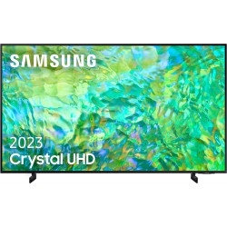 SAMSUNG Crystal UHD 4K CU8000 Series 50CU8000 55CU8000 65CU8000 75CU8000 PurColor, Object Tracking Sound Lite, Q-Symphony, Motion Xcelerator, Ultra Slim, Solar Remote, Smart TV with Alexa Built-in (Installation Included)